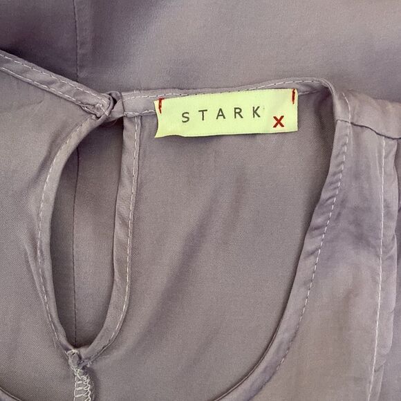 STARK X Stunning Sleeveless Satin Tulip Maxi Dress in Lavender Purple size XS - Picture 11 of 13